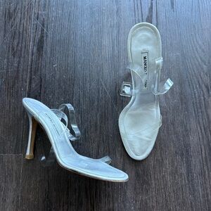 Vintage Manolo Blahnik Clear Heels